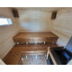 Sauna finlandese da giardino per 6-8 persone con sala relax