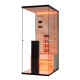 Sauna infrarossi vetrata 1 persona Full Spectrum 80x110 cm