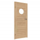 Porte in vetro e legno per sauna: porta con oblò