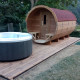 Esempio sauna a botte in termotrattato ( su richiesta)