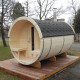 Sauna finlandese a botte da esterno diam 1.9m x 3m