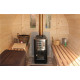 Sauna finlandese a botte da esterno diam 2.2m x 4m