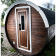 Sauna finlandese a botte da esterno diam 1.9m x 2m