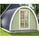 Gazebo in legno casetta bungalow isolato da giardino a iglu 13 mq 4,8x3m