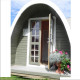 Gazebo in legno casetta bungalow da giardino a iglu 7,5mq 4x2,4m