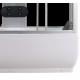 Box doccia idromassaggio combinato con vasca 150-170x85