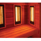 Sauna finlandese ed infrarossi combinata in cedro