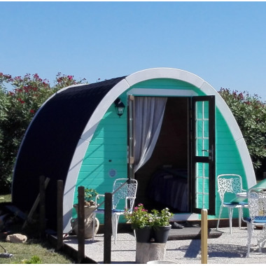 Gazebo in legno casetta bungalow isolato da giardino a iglu 13 mq 4,8x3m
