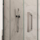 Cabina doccia con antine scorrevoli trasparenti vetro 6 mm  h195 cm anticalcare ADR