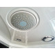 Box doccia idromassaggio circolare 90x90 cm con sauna-bagno turco
