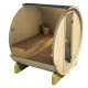 Mini sauna finlandese a botte da esterno Ø 1.94m x 1.6 m