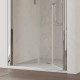 Parete porta doccia battente nicchia a saloon vetro trasparente 6 mm h195  anticalcare