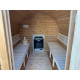 Sauna finlandese a botte da esterno diam 2 x 2 m