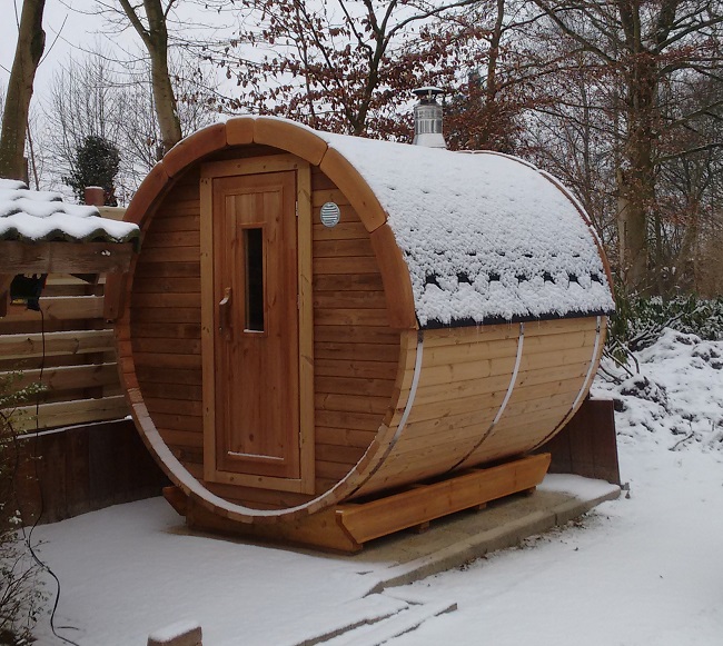 sauna a botte senza terrazzo