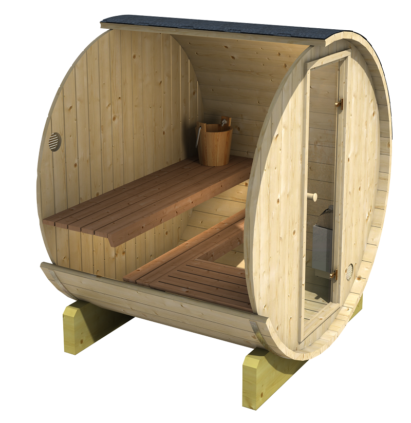 mini sauna a botte