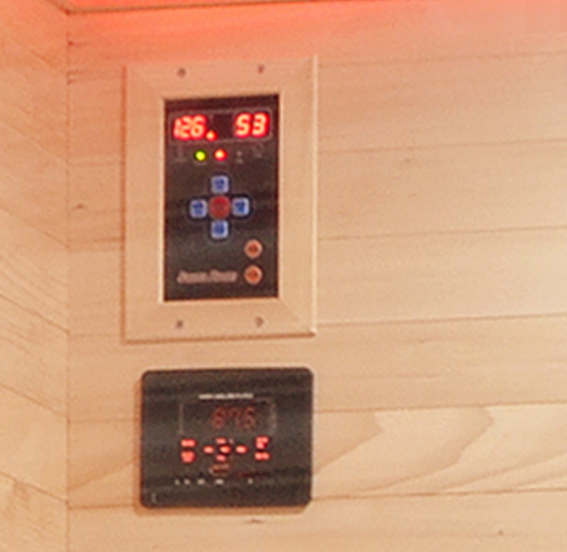 pannello di controllo sauna ad infrarossi